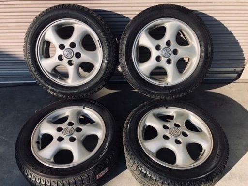 冬タイヤ 195/55R15 プリウス等用アルミ付きスタッドレス バリ山4本組