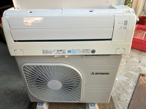 ☆中古￥33,800！【会員価格￥29,800】MITSUBISHI　12~14畳ルームエアコン　家電　200V　SRK40TW2-W型　【BK068】