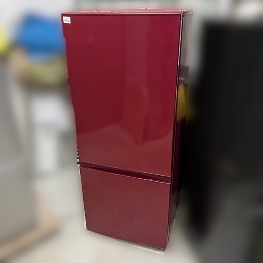 J1828 ★6ヶ月保証付★ 2ドア冷蔵庫 AQUA アクア AQR-18G-R 184L  ワインレッドカラー冷蔵庫 ルージュカラー冷蔵庫 2017年製 動作確認、クリーニング済み！