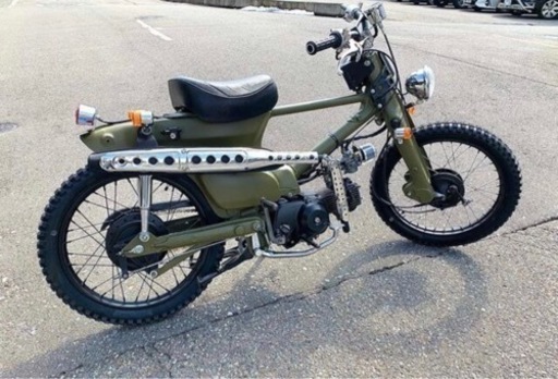 カブ　カスタム　素人塗装　HONDA