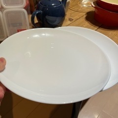 【お渡し先確定】⑥白いお皿　2枚　23cm