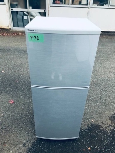 974番 ユーイング✨ノンフロン冷凍冷蔵庫✨MR-140D‼️