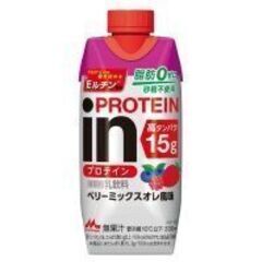 【ネット決済・配送可】森永乳業 Inプロテイン ベリーミックスオ...