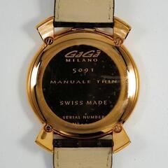 定価22万円【新品】本物ガガミラノ マヌアーレ シン46mm リザード