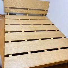 値下げ❗️ニトリのダブルベッドフレーム売ります❗️