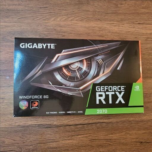 【動作確認済】GIGABYTE GeForce RTX2070 WINDFORCE 8G