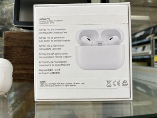 1/31値下げいたしました！⭐️人気⭐️Apple AirPods pro 第2世代 ワイヤレスイヤホン MQD83J/A アップル エアーポッズプロ