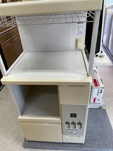 ②鹿児島リサイクルショップスターズ吉野店 レンジ台 メタルラック 台所家具
