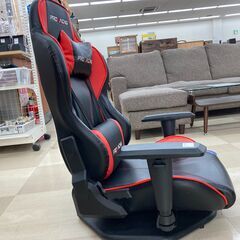 座椅子型ゲーミングチェア　PRORACING　ﾌﾞﾗｯｸ×ﾚｯﾄﾞ