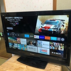 「終了」液晶テレビ　三菱　REAL 32インチ