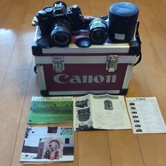 Canon キャノン　フィルムカメラ　AE-1　一式　中古カメラ...