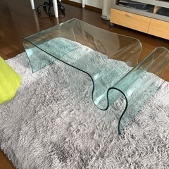 【ネット決済】1枚ガラステーブル