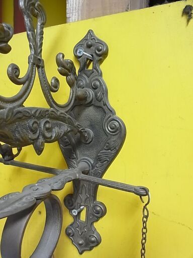 アンティーク ドアベル デコラティブ 真鍮 壁飾り チャイム 呼び鈴