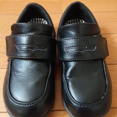 MoonStar 男の子フォーマル靴  17.5EE  ブラック