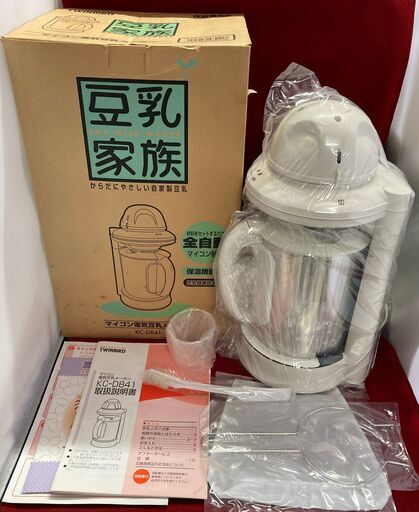 未使用保管品　ツインバード　豆乳家族　マイコン電気豆乳メーカー　KC-D841