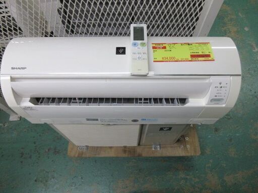 K03619　シャープ　 中古エアコン　主に14畳用　冷房能力　4.0KW ／ 暖房能力5.0KW