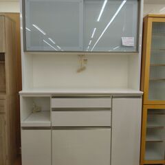 ★ジモティ割あり★ 松田家具 食器棚  H205×W140.5×D51 クリーニング済み SJ784