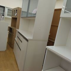 ★ジモティ割あり★ 松田家具 食器棚  H205×W140.5×D51 クリーニング済み SJ784