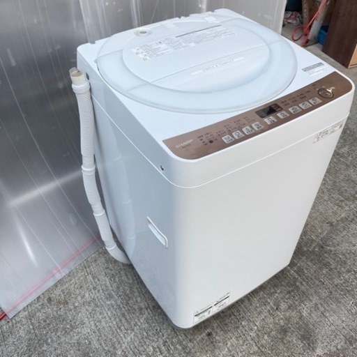 格安出品！7kg洗濯機シャープ  　SHARP ES-T713 2021年製