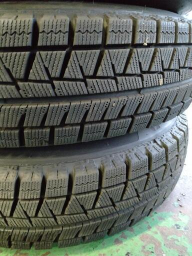 ★155/80R13 BRIDGESTONE スタッドレスタイヤ 18年製★13インチ ホイールセット★