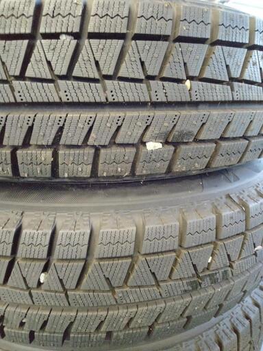 ★155/80R13 BRIDGESTONE スタッドレスタイヤ 18年製★13インチ ホイールセット★
