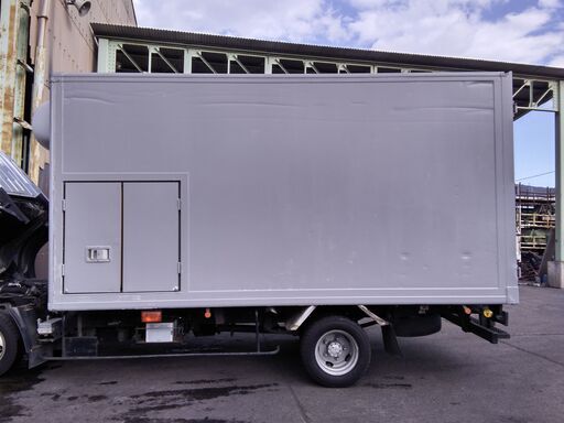 最も信頼できる アルミバン ボデー 2ｔ 小型 箱 コンテナ 物置 DIY 倉庫 トラックコンテナ ガレージ（No.33415） 外装、車外用品
