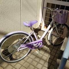 キッズ自転車22インチ(女の子)