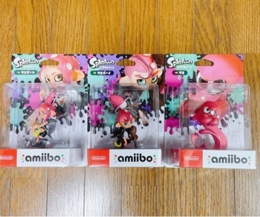 新品 スプラトゥーン amiibo タコガール タコボーイ タコ アミーボ Nintendo 任天堂 Switch スプラトゥーンスプラトゥーン2 スプラトゥーン3 スプラ