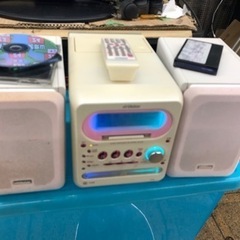 ビクター　CD/MD カセット　一体型コンポ　リモコン付き