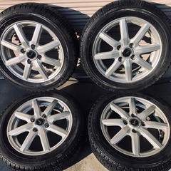 バリ山 155/65R14 14インチ スタッドレス付き ホイールセット 4本 バリ山 155/65R14 14インチ スタッドレス付き ホイールセット 4本 軽