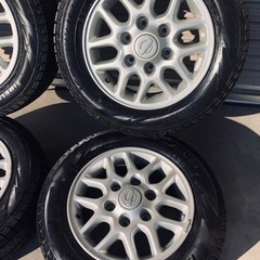 冬タイヤ 195/65R15 日産純正アルミ付きバリ山スタッドレス
