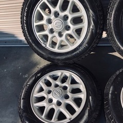 冬タイヤ 195/65R15 日産純正アルミ付きバリ山スタッドレス