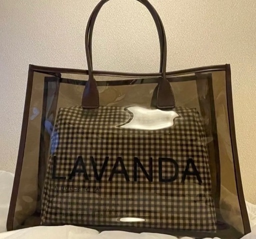LAVANDA PVCバッグ ブラウン