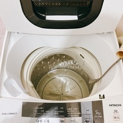【美品】HITACHI  洗濯機2016年製