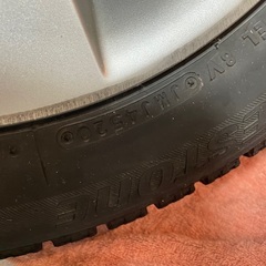 スタッドレスタイヤ、スズキ純正ホイール(155/65/R14)