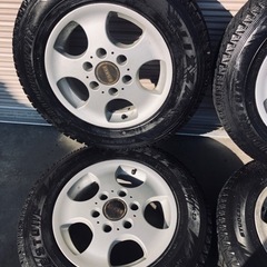 冬タイヤ 215/70R16 ランクル用アルミ付 バリ山ブリザック4本組