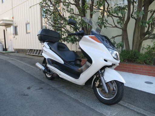 ヤマハ マジェスティ250 実働中古車 ロングシールド 大型リアBOX