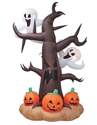 2F-4156 中古 ハロウィン　ハロウィーン　Halloween　パーティー　ディスプレイ　バルーン　オバケ　パンプキン　カボチャ　在庫2あり
