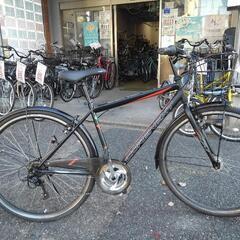 中古自転車2948 前後タイヤ新品！ 27インチ 6段ギヤ LEDオート