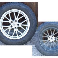 スタッドレスiceGUARD G75 225/65R17(2019年製造) ×TOYOTAナット専用アロイホイール４本RAV4・ハリアーなど