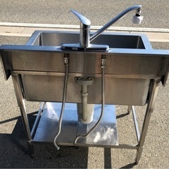 ⭐︎中古品　1槽シンク　900×750×800mm   厨房用品⭐︎