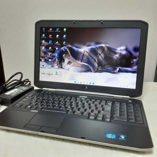【取引中です】DELL　LATITUDE　15インチ　i5　SSD搭載　Wi-Fi　マルチ　テンキー付き　バッテリー良好　Windows11　②