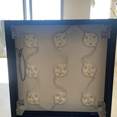 LEDファサード 壁面看板 薄型内照式 W600mm×H600mm 屋外OK!