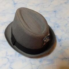 帽子　中折れ帽子　グレー色　サイズ:XL　【値下げ2】
