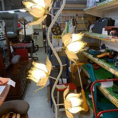 ☆来店限定☆ ロータスフラワースタンドランプ 電球式 4灯