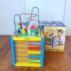 【知育玩具】5way木製アクティビティボックス