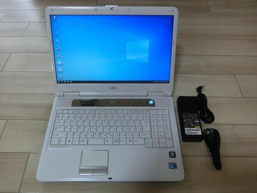 15.6インチワイド液晶 FMV LIFEBOOK AH55/DC Corei5＋SSDで動作軽快！ [Windows10最新バージョンにアップグレード済み]
