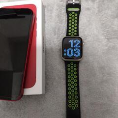 iPhone13 RED、Apple Watch45mm中古