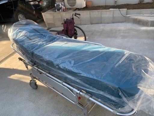 松永製 ストレッチャー用マット1枚と枕