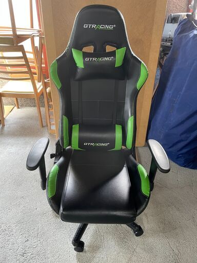【美品】GTRACING ゲーミングチェア リクライニング オフィスチェア 人気 早い者勝ち！ 引取歓迎 配送OK